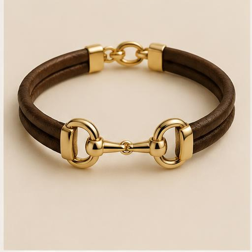 Pulseira Couro Bridão
