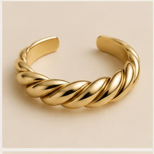 Bracelete Corda Dourada
